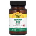 Витамин B12 с фолатом Country Life Vitamin B12 with Folate 500 мкг/667 мкг DFE (400 мкг) вкус вишня, 100 пастилок