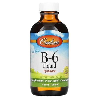 Витамин В6 Carlson Labs Vitamin B-6 Liquid 100 мг, 120 мл