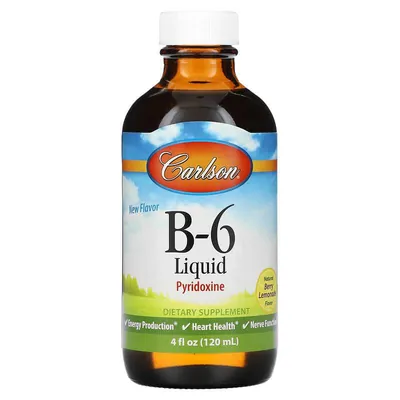 Вітамін В6 Carlson Labs Vitamin B-6 Liquid 100 мг, 120 мл