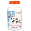 Витаминно-минеральный комплекс без железа Doctor's Best Multi-Vitamin with Vitashine D3 and Quatrefolic, 90 гелевых капсул