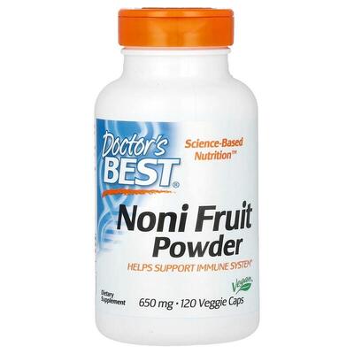 Нони Doctor's Best Noni Fruit Powder, 120 растительных капсул