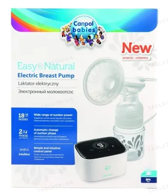 Молоковідсмоктувач Canpol babies Easy & Natural 12/207 електричний