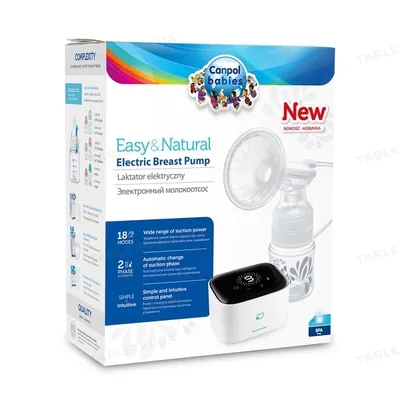 Молоковідсмоктувач Canpol babies Easy & Natural 12/207 електричний