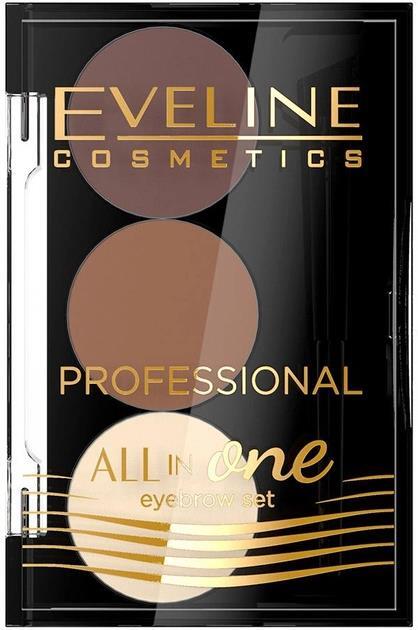 Набор для бровей Eveline All in One Professional №02 Светло-коричневый, 28.8 г