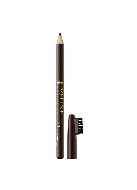 Карандаш для бровей Eveline Eyebrow Pencil Medium Brown, 4 г