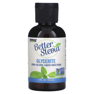 Стевия NOW Better Stevia Liquid Glycerite, 59 мл