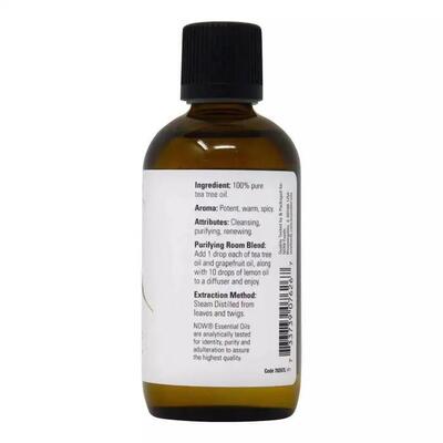 Эфирное масло Чайного дерева NOW Tea Tree, 118 мл