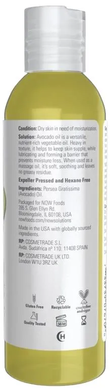 Олія авокадо Now Solutions Avocado Oil, 118 мл