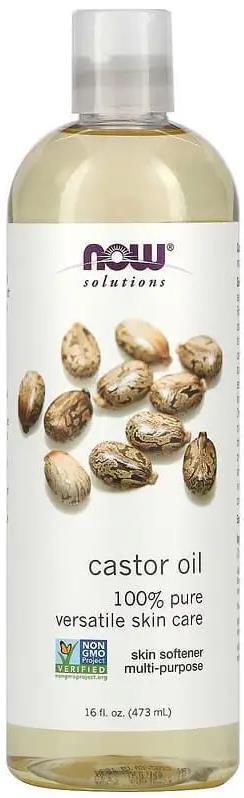 Касторовое масло Now Foods Solutions Castor Oil, 473 мл