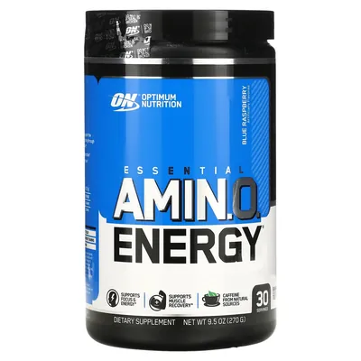 Амінокислота Optimum Nutrition Essential Amin.o. Energy, чорничний лимонад, 270 г