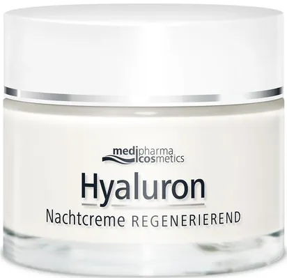 Крем для обличчя Medipharma Cosmetics Hyaluron нічний регенеруючий, 50 мл