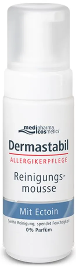 Мус для обличчя Medipharma Cosmetics Dermastabil Очищуючий з ектоїном для чутливої, подразненої та схильної до алергії шкіри, 150 мл