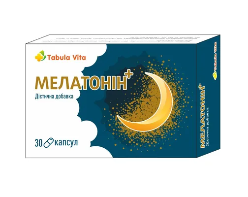 Мелатонін + Tabula Vita капсули №30