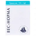 Вес-норма гранули по 10 г у пенал.