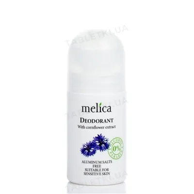 Дезодорант Melica Organic з екстрактом волошки, 50 мл