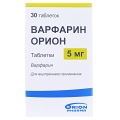 Варфарин Орион таблетки по 5 мг №30 во флак.