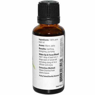 Ефірна олія базиліку NOW Basil Oil, 30 мл