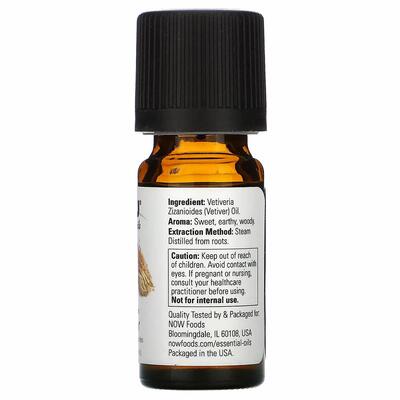 Эфирное масло ветивера NOW Vetiver Oil, 10 мл