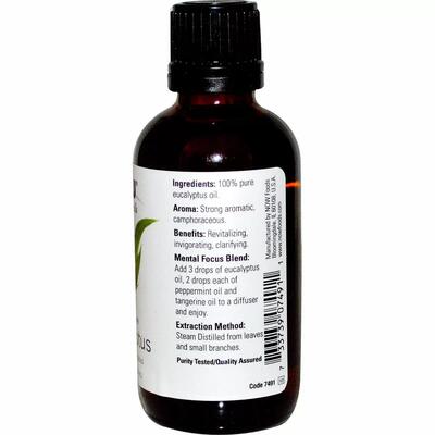 Ефірна олія евкаліпту NOW Eucalyptus Oil, 59 мл