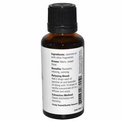 Эфирное масло жасмина NOW Jasmine Fragrance Oil, 30 мл