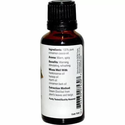 Эфирное масло корицы с кассией NOW Cinnamon Cassia Oil, 30 мл