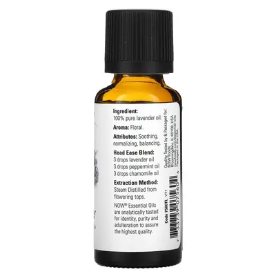 Ефірна олія лаванди Now Essential Oils Lavender, 30 мл