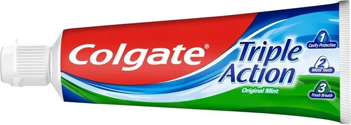 Зубна паста Colgate Triple Action Потрійна дія Натуральна м'ята, 100 мл