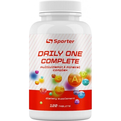 Витаминно-минеральный комплекс Sporter Daily One Complete Multivitamins and Minerals, 120 таблеток