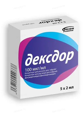 Дексдор концентрат для р-ну д/інф. 100 мкг/мл по 2 мл №5 в амп.