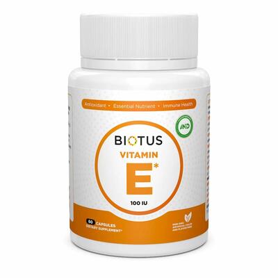 Вітамін Е Biotus Vitamin Е капсули по 100 МО №60