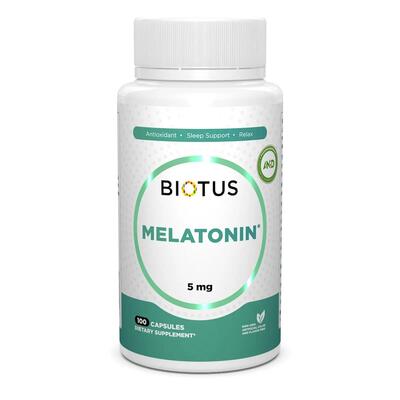 Мелатонин Biotus Melatonin 5 мг капсулы №100