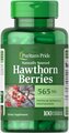 Ягоды боярышника Puritan's Pride Hawthorn Berries 565 мг,100 капсул