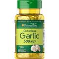 Чеснок без запаха Puritan's Pride Garlic Odorless 500 мг, 100 гелевых капсул
