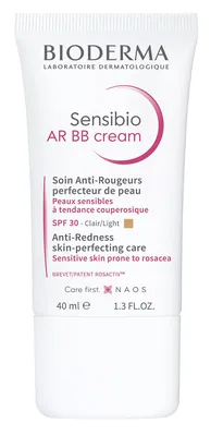 Крем BB тональний Bioderma Sensibio AR для обличчя для проблемної чутливої шкіри, 40 мл