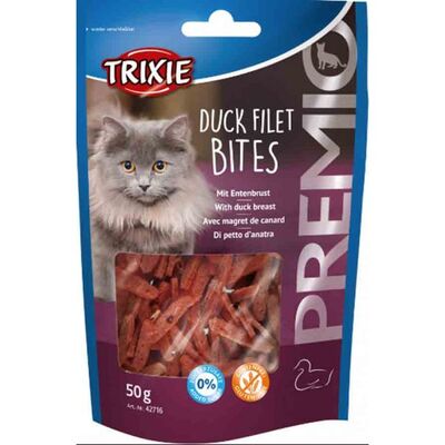 Лакомство для кошек Trixie PREMIO Duck Filet Bites филе утки сушеное, 50 г