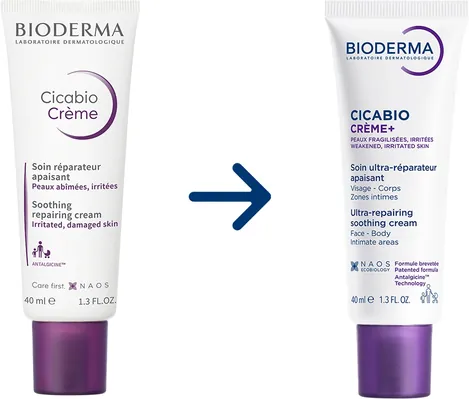 Крем для обличчя та тіла Bioderma Cicabio Cream+ відновлюючий та заспокійливий, 40 мл