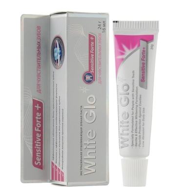Зубная паста White Glo отбеливающая для чувствительных зубов, 24 г