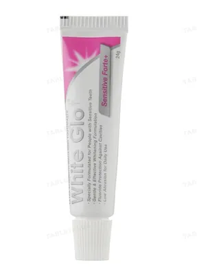 Зубна паста White Glo відбілююча для чутливих зубів, 24 г