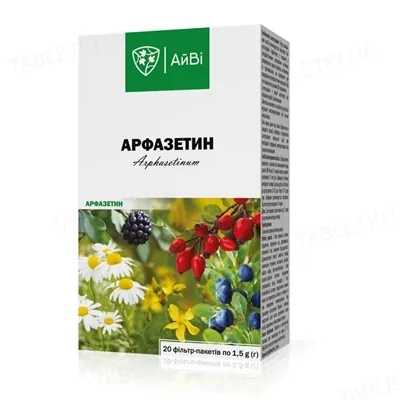 Арфазетин збір по 1.5 г №20 у філ.-пак.