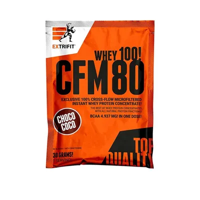 Протеїн сироватковий концентрат Extrifit CFM 80  Whey 100! шоколад-кокос, 30 г