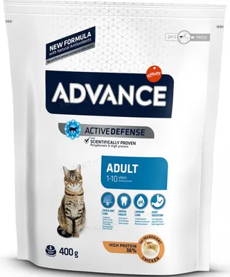 Корм сухий для дорослих котів Advance Adult Chicken & Rice з куркою і рисом, 400 г