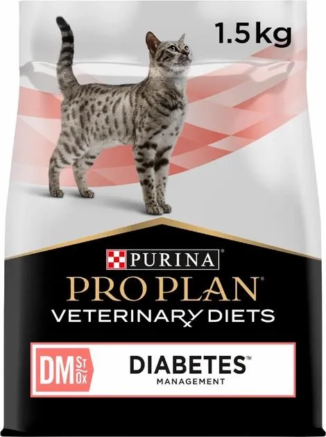 Корм сухий Purina Pro Plan Veterinary diets DM для кішок при цукровому діабеті, 1,5 кг