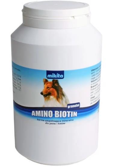Витамины Mikita Амино Биотин для собак гранулы, 500 г