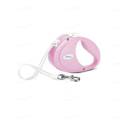 Повідець-рулетка Flexi Puppy S стрічка 2м/12кг бузковий 44506
