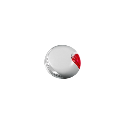 Фонарик на рулетку-поводок Flexi LED d7см светло серый 20524