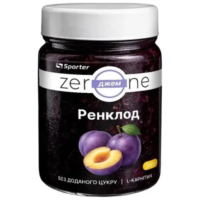 Джем Sporter Zerone слива, 300 г