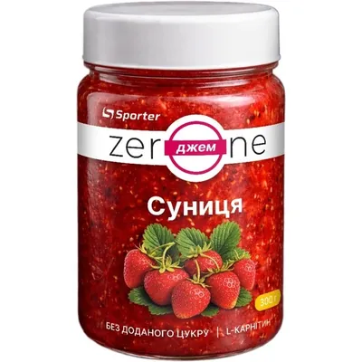 Джем Sporter Zerone суниця, 300 г