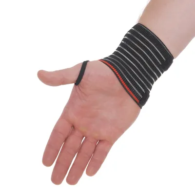 Бандаж на променевозап'ястний суглоб ReМed R8101 UNI полегшений, чорний, розмір універсальний