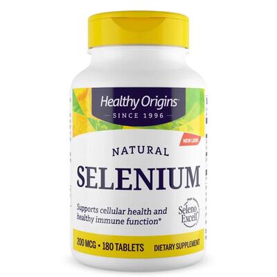 Селен Healthy Origins Seleno Excell 200 мкг, 180 таблеток