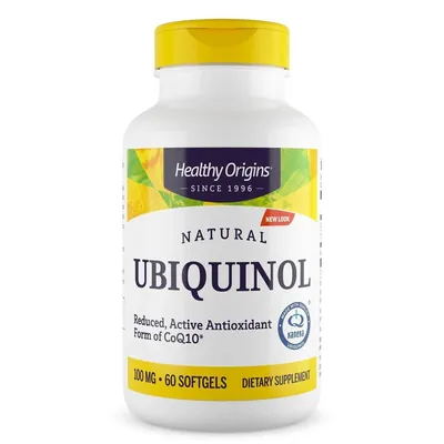 Убіхінол Healthy Origins Ubiquinol 100 мг, 60 капсул